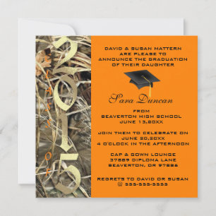 Invitations de fin d'études en Camo classique 2015