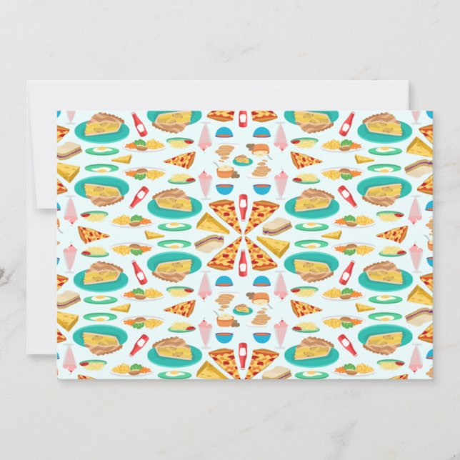 Invitations de fin gourmet (Devant)