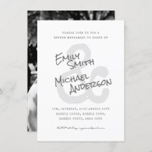 Invitations de format manuscrit Amperset PHOTO