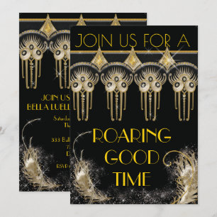 Invitations de Gatsby Bling Party