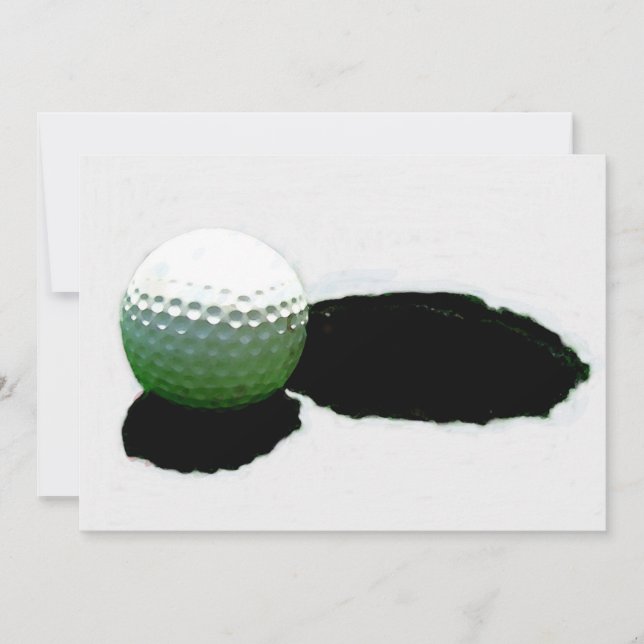 Invitations de golf (Devant)