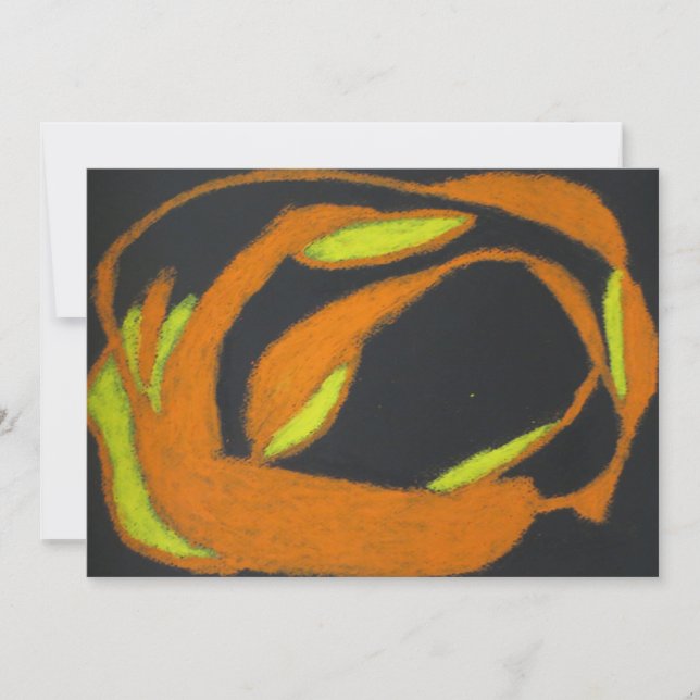Invitations de Jack'oLantern désincarné Halloween (Devant)