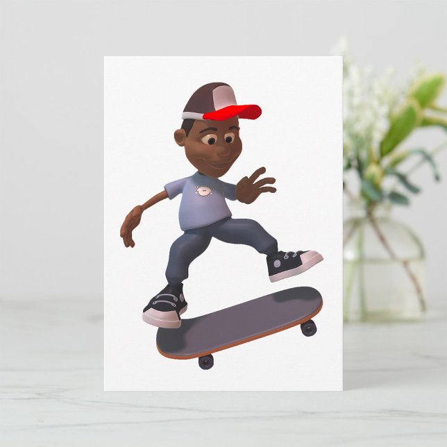 Invitations De Jeunes À Faire Du Skateboard (Créateur téléchargé)