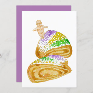 Invitations de King Cake