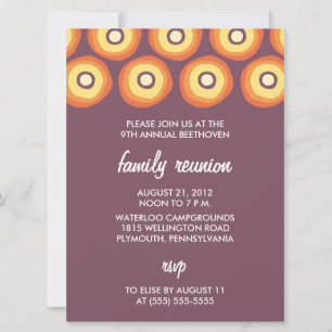 Invitations de la famille des soleils modernes - p