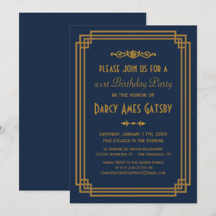 Invitations de la fête d'anniversaire de Simple Ar
