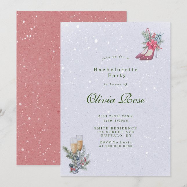 Invitations de la fête de bachelorette des citrons (Devant / Derrière)