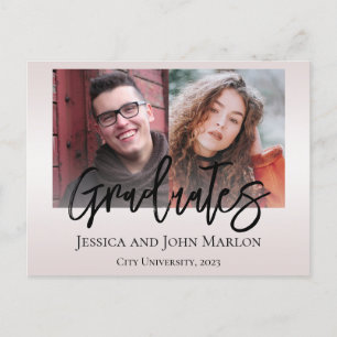 Invitations de la fête de double diplôme