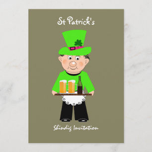 Invitations de la fête de la Saint Patrick