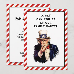 Invitations de la fête de réunion familiale