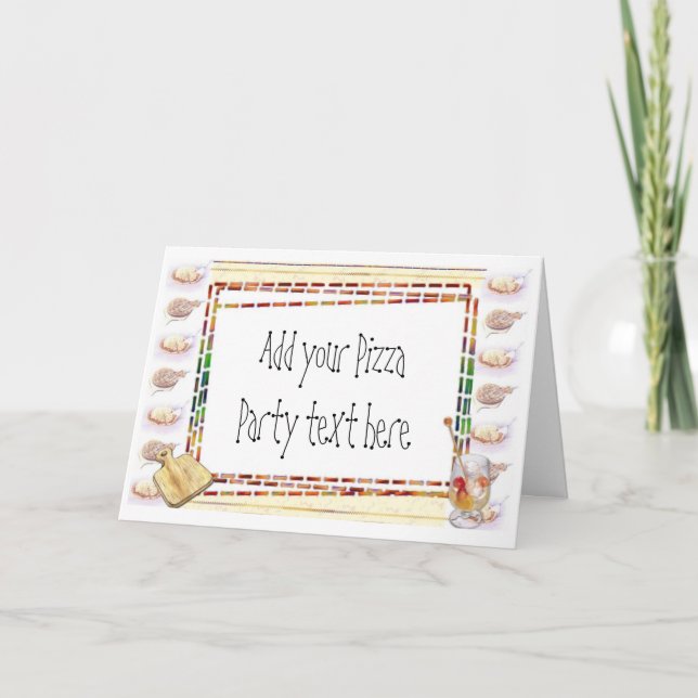 Invitations de la fête des Anniversaires de enfant (Devant)