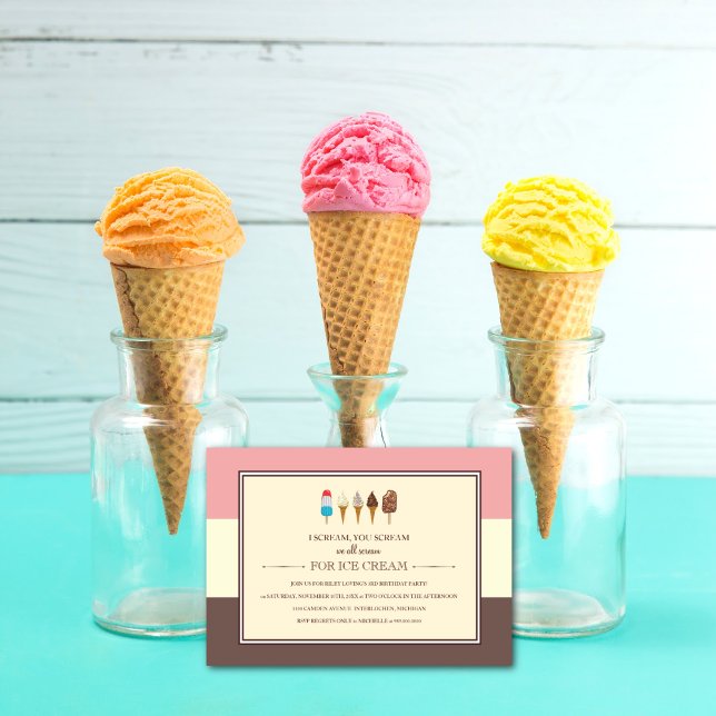 Invitations de la fête des Anniversaires de enfant (Créateur téléchargé)