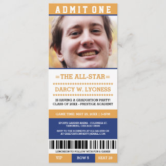 Invitations de la fête des diplômés sportifs