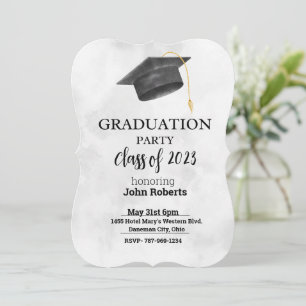 Invitations de la fête d'obtention du diplôme