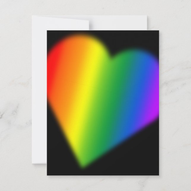 Invitations de la fête gay pride Rainbow Love Cart (Devant)