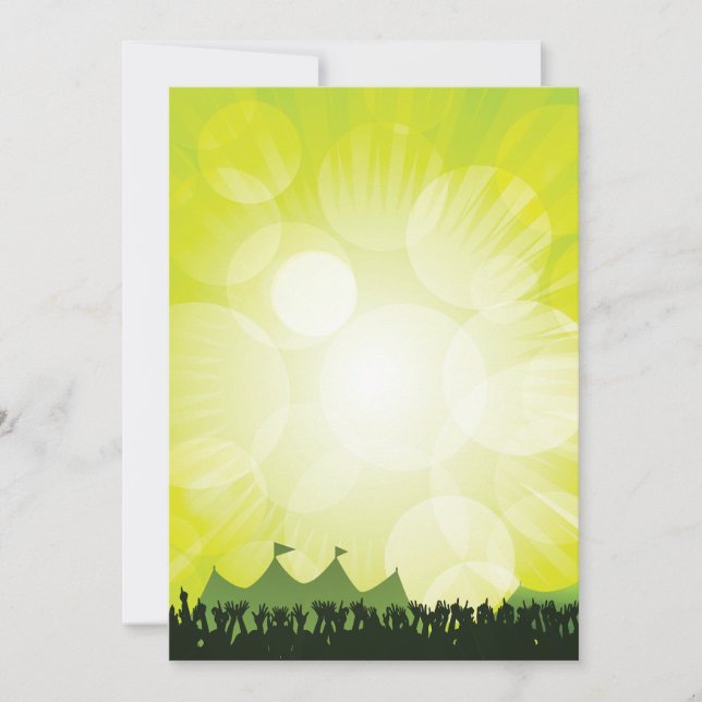 Invitations de la foule des festivals (Devant)