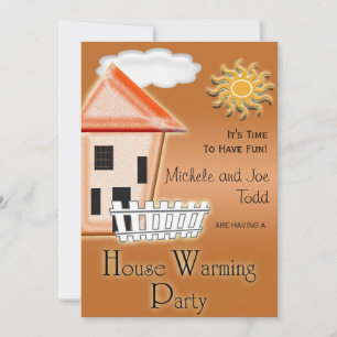 Invitations de la House Warming Party