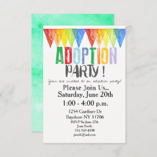 Invitations de la partie Adoption
