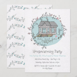 Invitations de la partie chauffe-eau