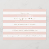 Invitations de la partie de bachelorette rose