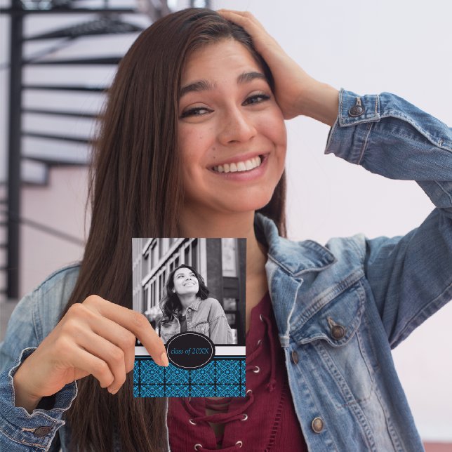 Invitations de la Partie de Graduation [Turquoise] (Créateur téléchargé)