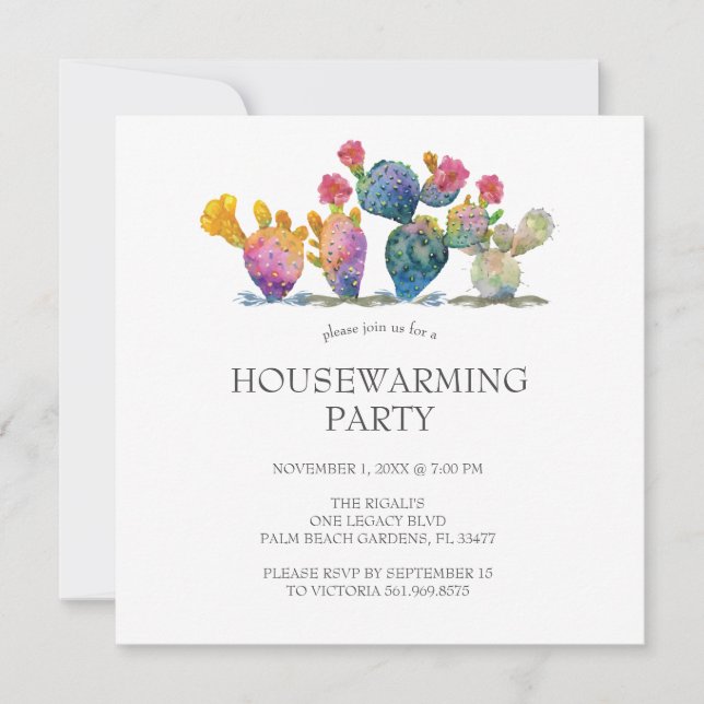 Invitations de la partie de réchauffement ménager  (Devant)