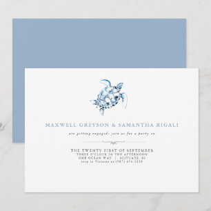 Invitations de la partie d'engagement Watercolor B