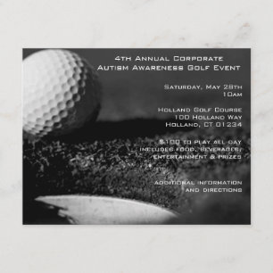 Invitations de la partie Événement de golf