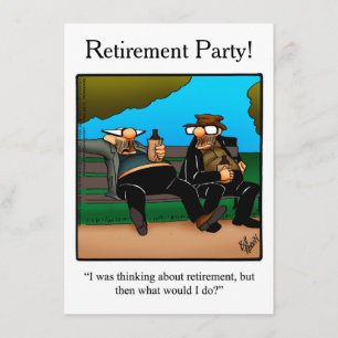 Invitations de la partie Humour de retraite