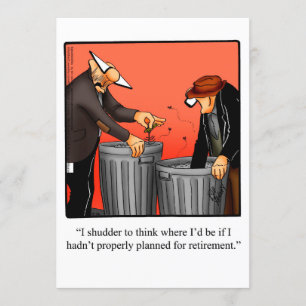 Invitations de la partie Humour de retraite