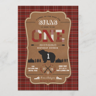 Invitations de la première fête d'anniversaire du