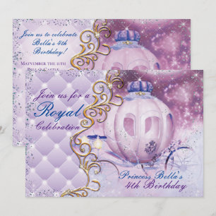 Invitations de la Royal Princess Birthday Party