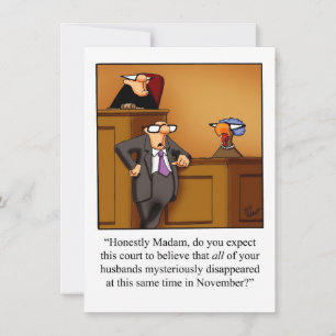 Invitations de l'Humour de Thanksgiving "Spectickl