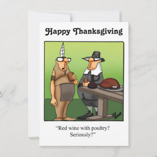 Invitations de l'Humour de Thanksgiving "Spectickl