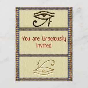 Invitations de l'oeil d'Horus