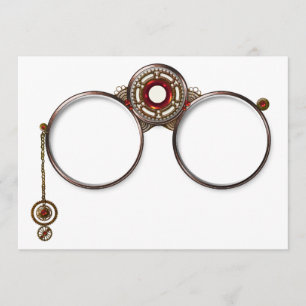 Invitations de lunettes d'opéra