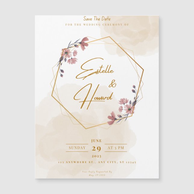 Invitations de mariage (Devant)