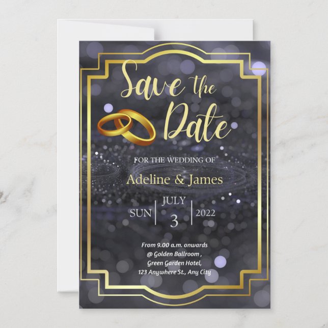 invitations de mariage (Recto)