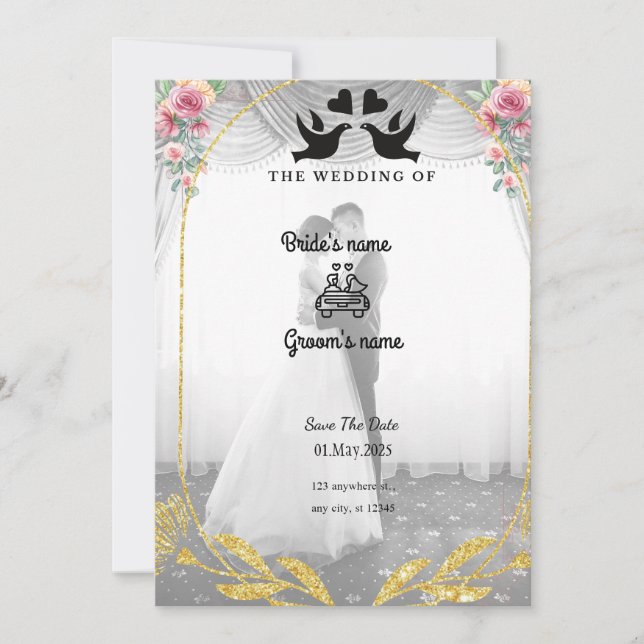 invitations de mariage (Devant)