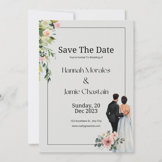 Invitations de mariage (Devant)