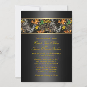 Invitations de mariage à Camo