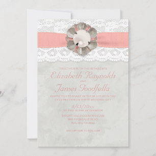 Invitations de mariage à Elegant Pearls