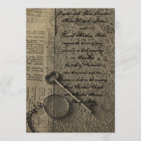 Invitations de mariage à la vapeur