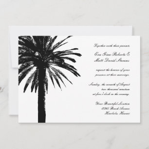 Invitations de mariage à Palm Tree   invitations t
