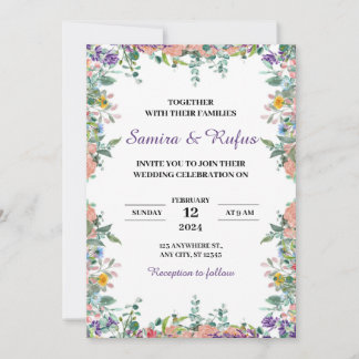 Invitations de mariage acrylique