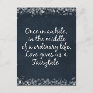 Invitations de mariage avec citation d'amour