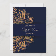 Invitations de mariage avec conception élégante
