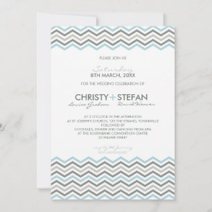 INVITATIONS DE MARIAGE :: chevron1 5x7 3