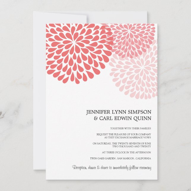 Invitations de mariage d'Annalee (étain) (Devant)