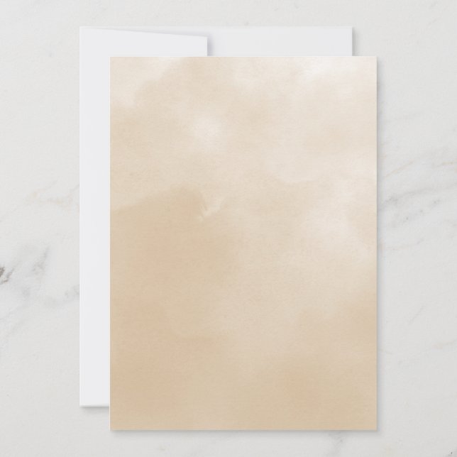 Invitations de mariage dans le parc naturel (Dos)